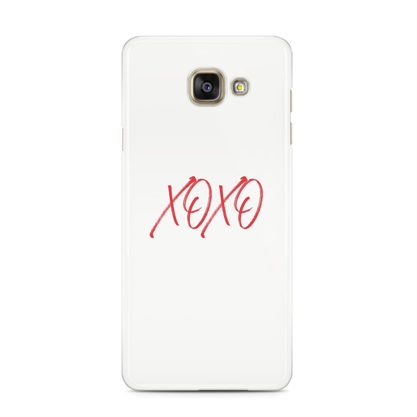 I love you like xo Samsung Galaxy A3 2016 Case on gold phone