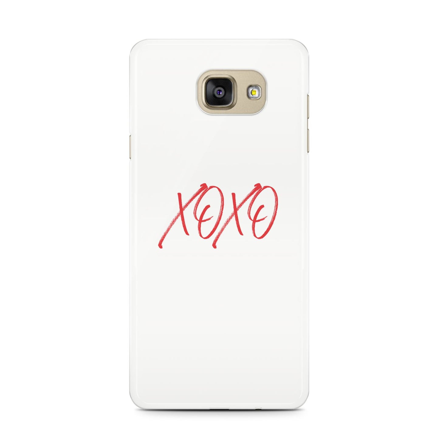 I love you like xo Samsung Galaxy A7 2016 Case on gold phone
