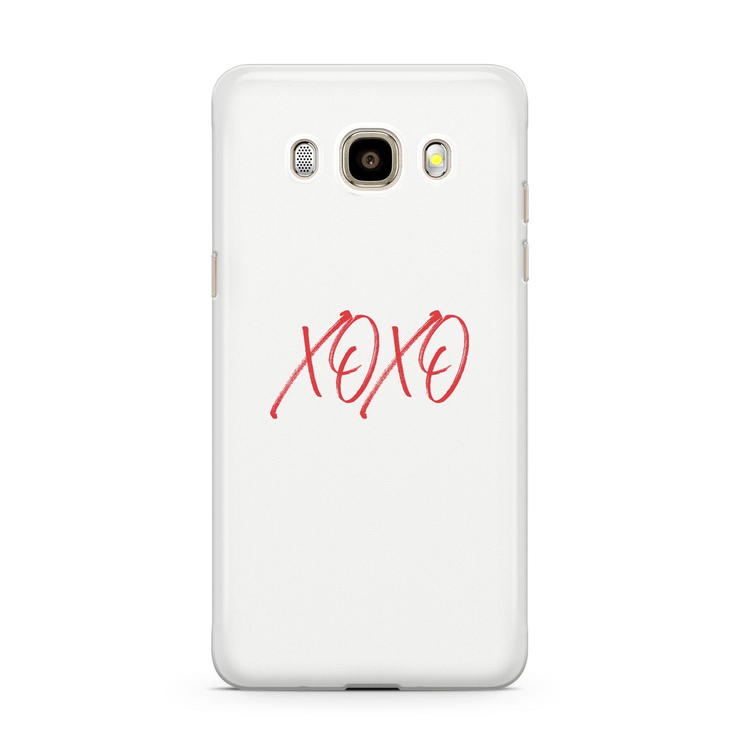 I love you like xo Samsung Galaxy J7 2016 Case on gold phone