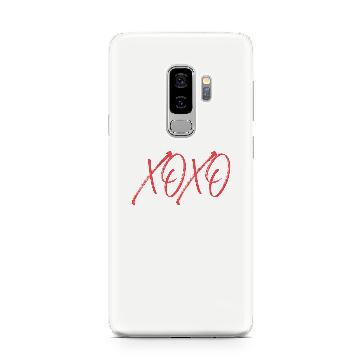 I love you like xo Samsung Galaxy S9 Plus Case on Silver phone