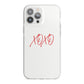 I love you like xo iPhone 13 Pro Max TPU Impact Case with White Edges