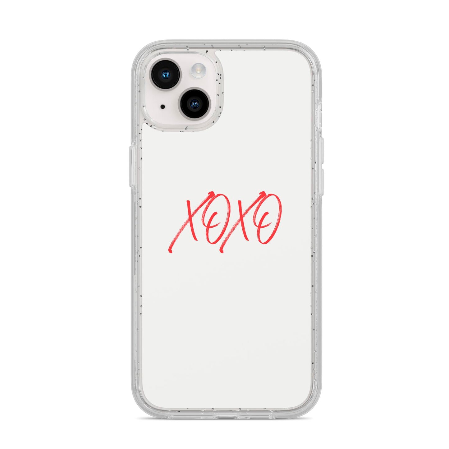 I love you like xo iPhone 14 Plus Glitter Tough Case Starlight