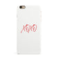 I love you like xo iPhone 6 Plus 3D Snap Case on Gold Phone