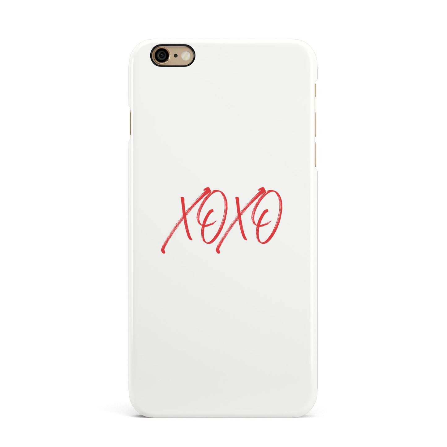 I love you like xo iPhone 6 Plus 3D Snap Case on Gold Phone