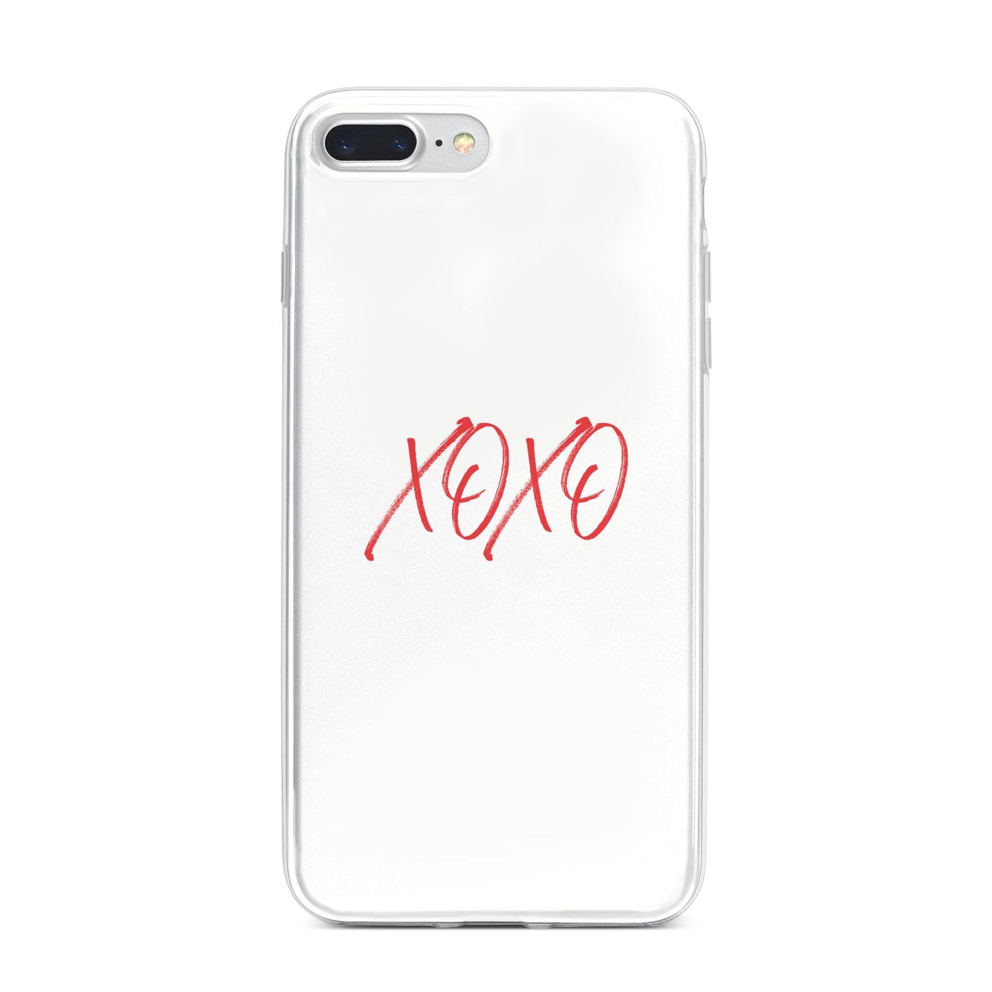 I love you like xo iPhone 7 Plus Bumper Case on Silver iPhone