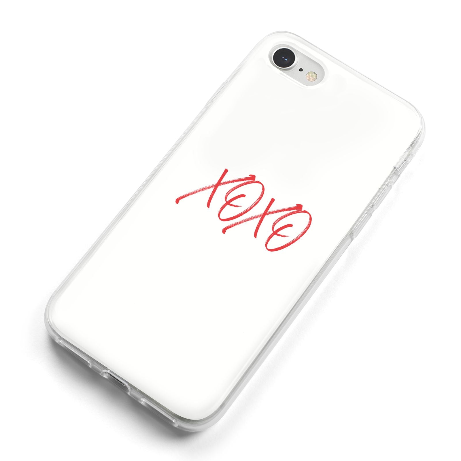 I love you like xo iPhone 8 Bumper Case on Silver iPhone Alternative Image
