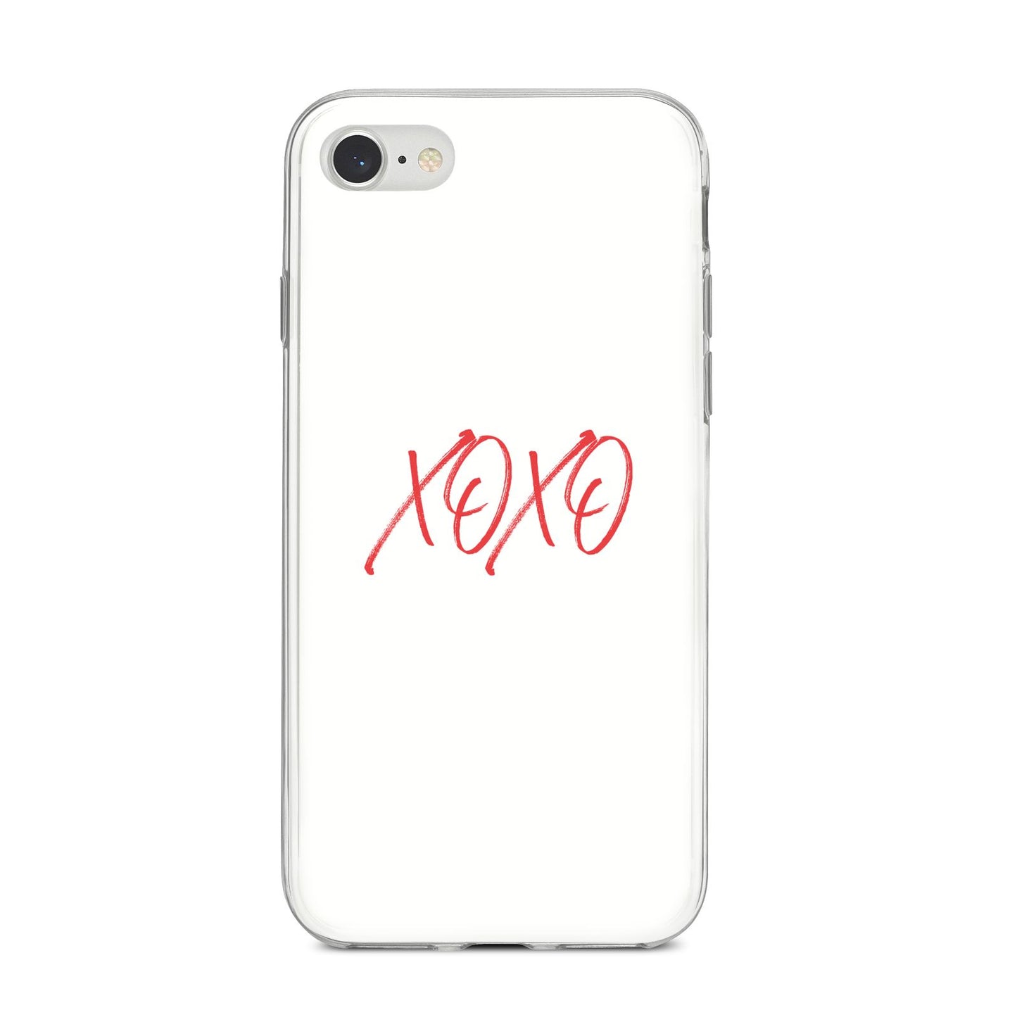 I love you like xo iPhone 8 Bumper Case on Silver iPhone