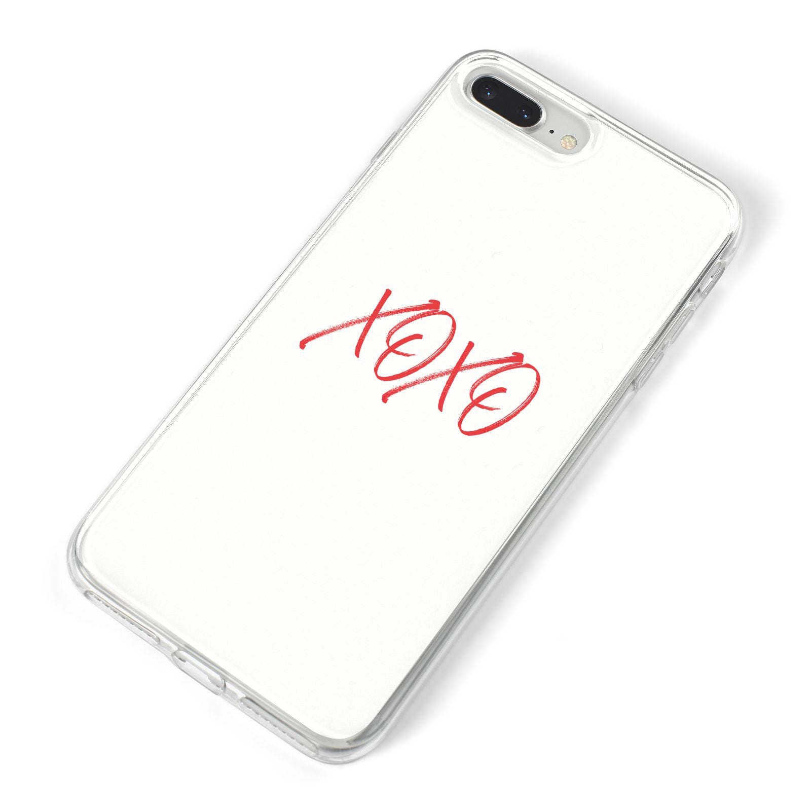 I love you like xo iPhone 8 Plus Bumper Case on Silver iPhone Alternative Image
