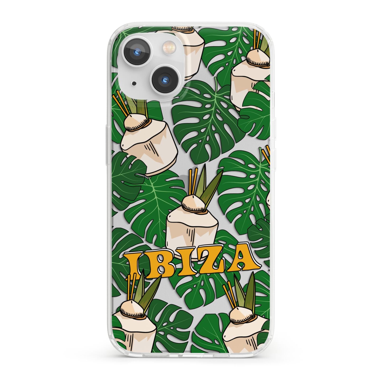 Ibiza iPhone 13 Clear Bumper Case