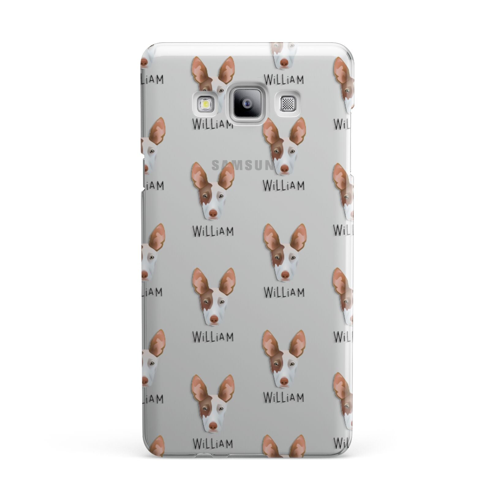 Ibizan Hound Icon with Name Samsung Galaxy A7 2015 Case