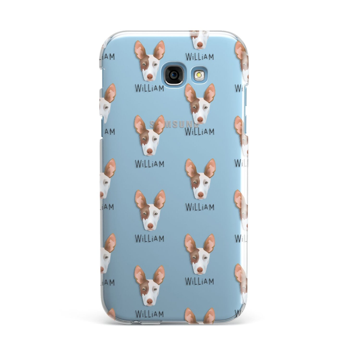 Ibizan Hound Icon with Name Samsung Galaxy A7 2017 Case