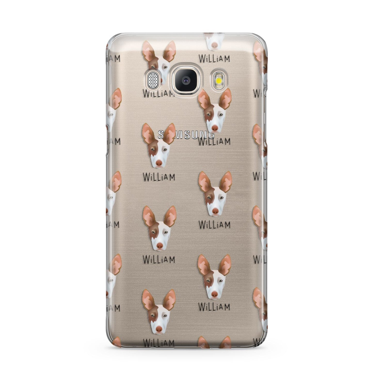 Ibizan Hound Icon with Name Samsung Galaxy J5 2016 Case