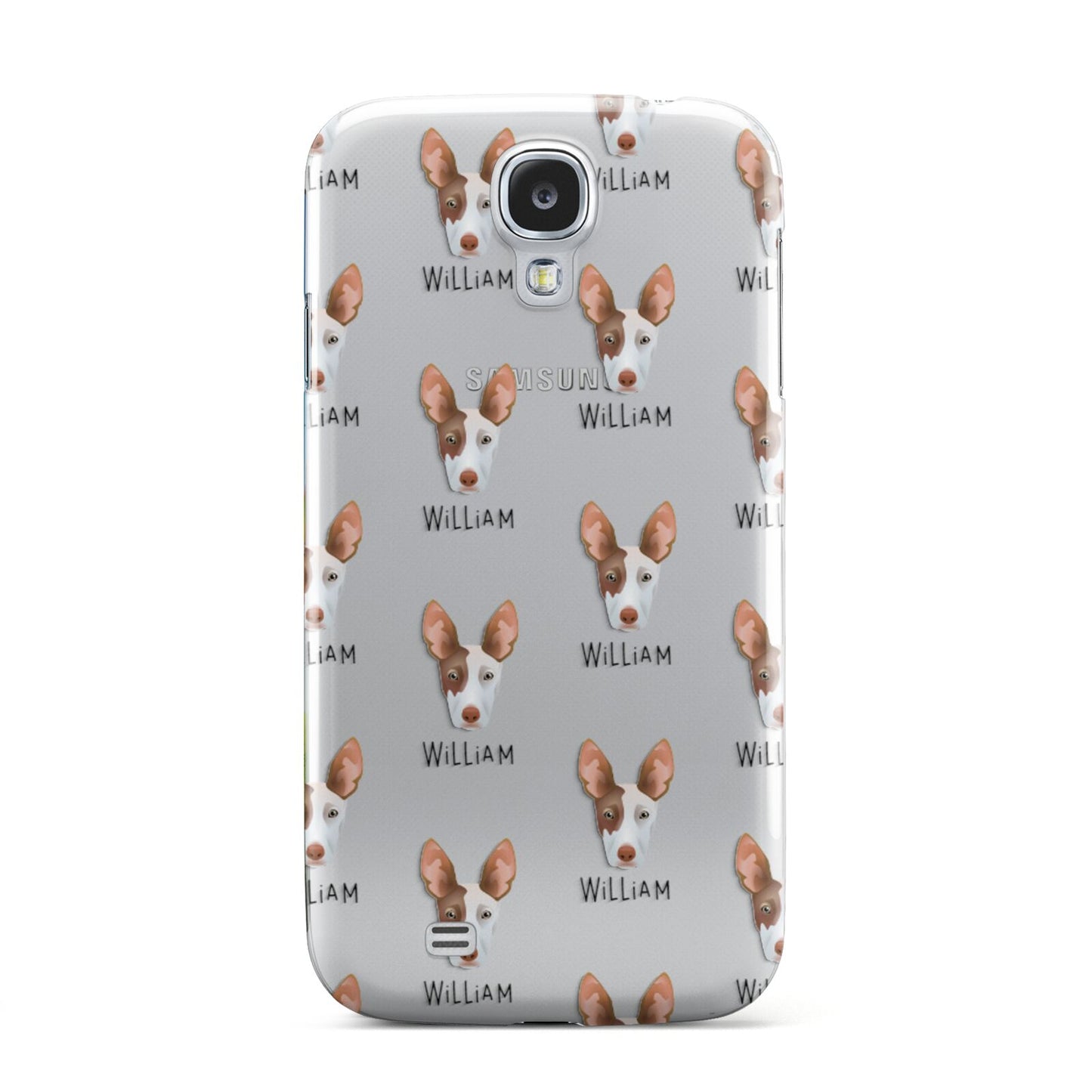 Ibizan Hound Icon with Name Samsung Galaxy S4 Case