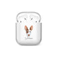 Ibizan Hound Personalised AirPods Case