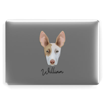 Ibizan Hound Personalised Apple MacBook Case