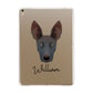 Ibizan Hound Personalised Apple iPad Gold Case