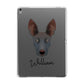Ibizan Hound Personalised Apple iPad Grey Case