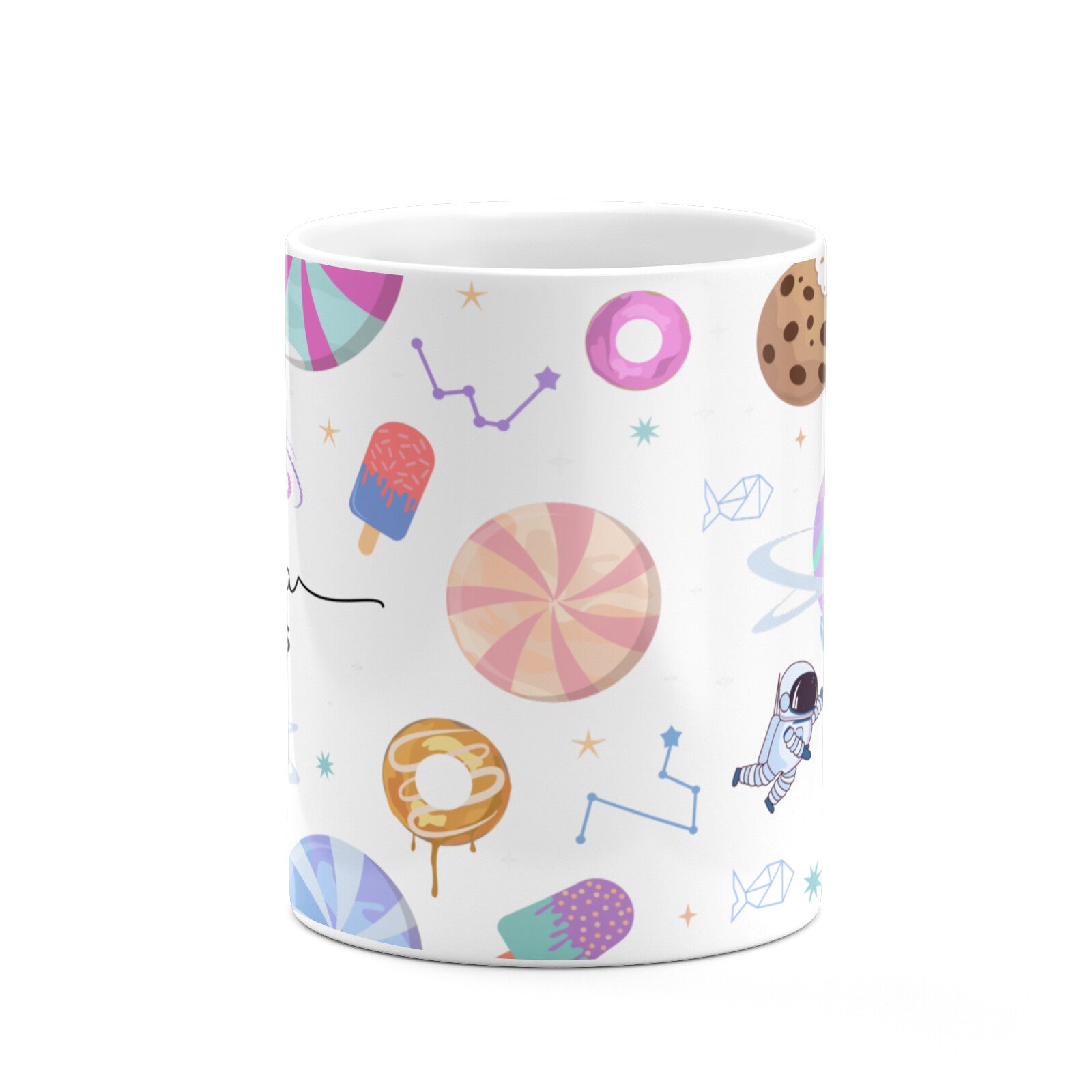 Ice Cream Planets with Name 10oz Mug Alternative Image 7