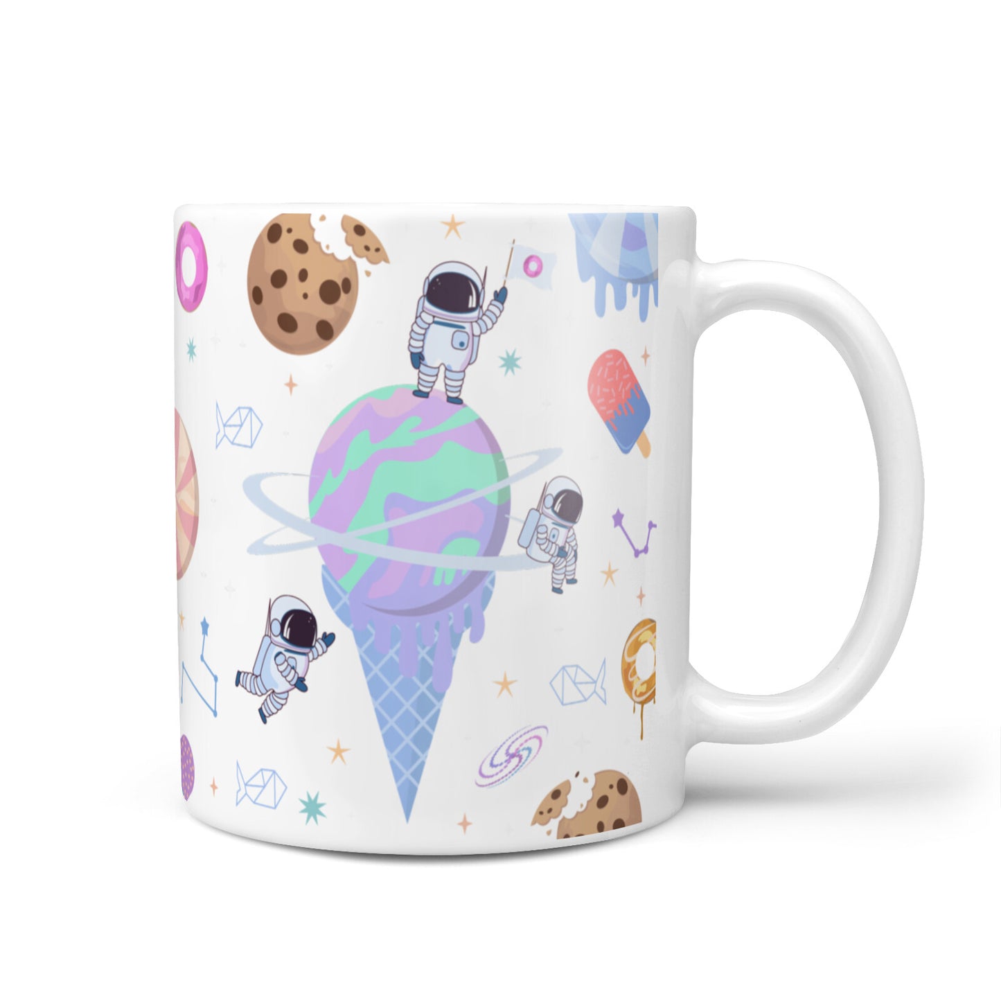 Ice Cream Planets with Name 10oz Mug