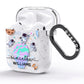 Ice Cream Planets with Name AirPods Glitter Case Side Image