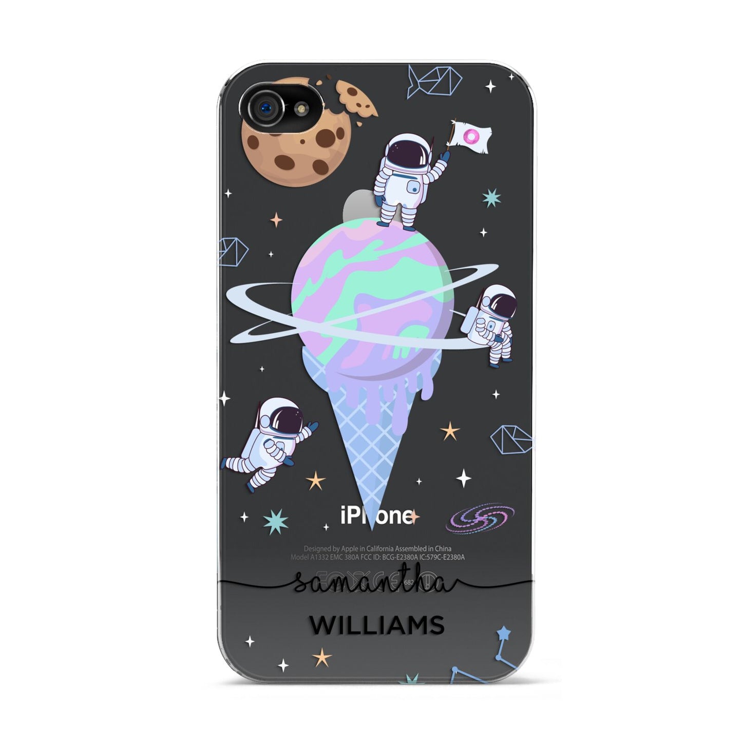 Ice Cream Planets with Name Apple iPhone 4s Case