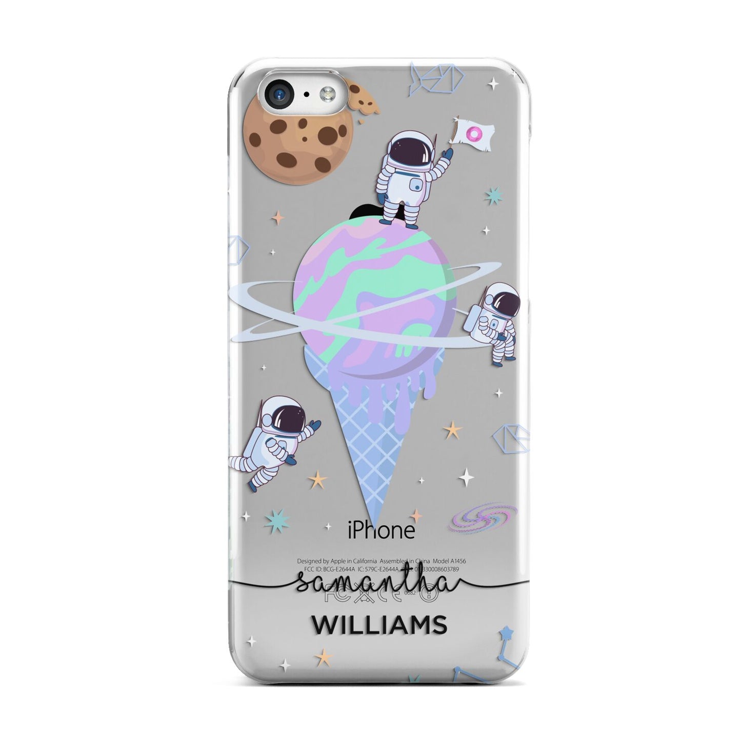 Ice Cream Planets with Name Apple iPhone 5c Case