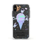 Ice Cream Planets with Name Apple iPhone Xs Impact Case White Edge on Black Phone