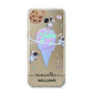 Ice Cream Planets with Name Samsung Galaxy A5 2017 Case on gold phone