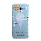 Ice Cream Planets with Name Samsung Galaxy A7 2017 Case
