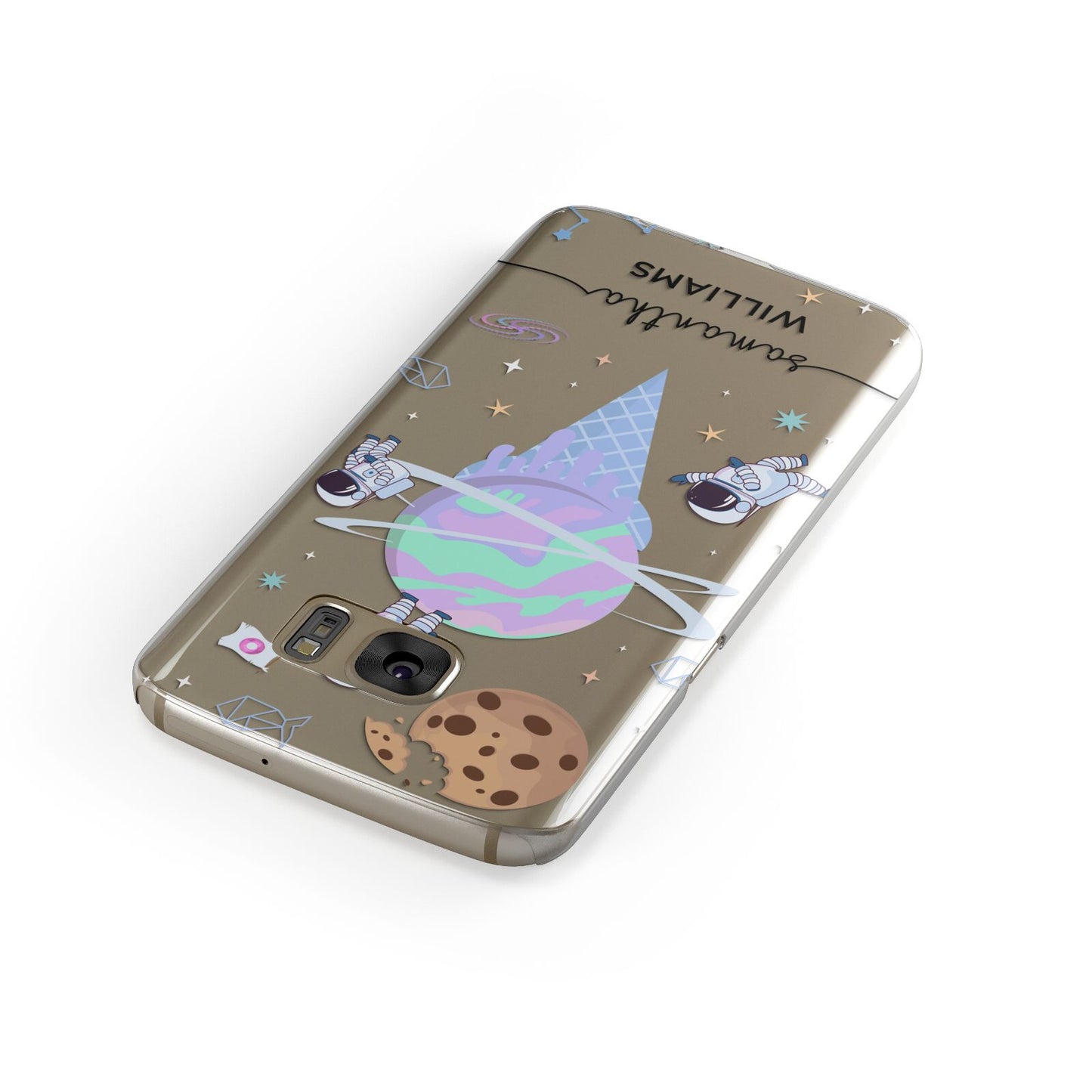 Ice Cream Planets with Name Samsung Galaxy Case Front Close Up