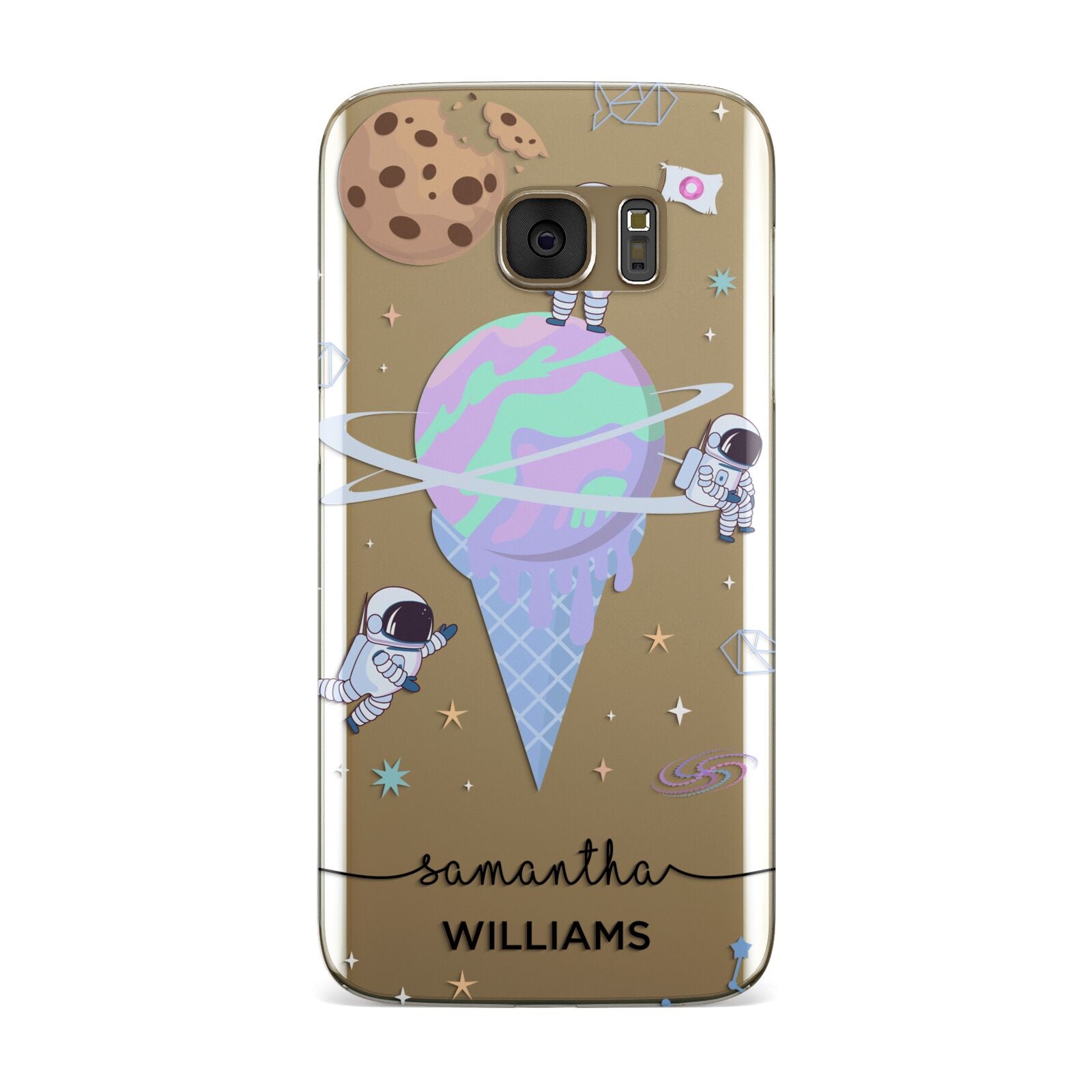 Ice Cream Planets with Name Samsung Galaxy Case