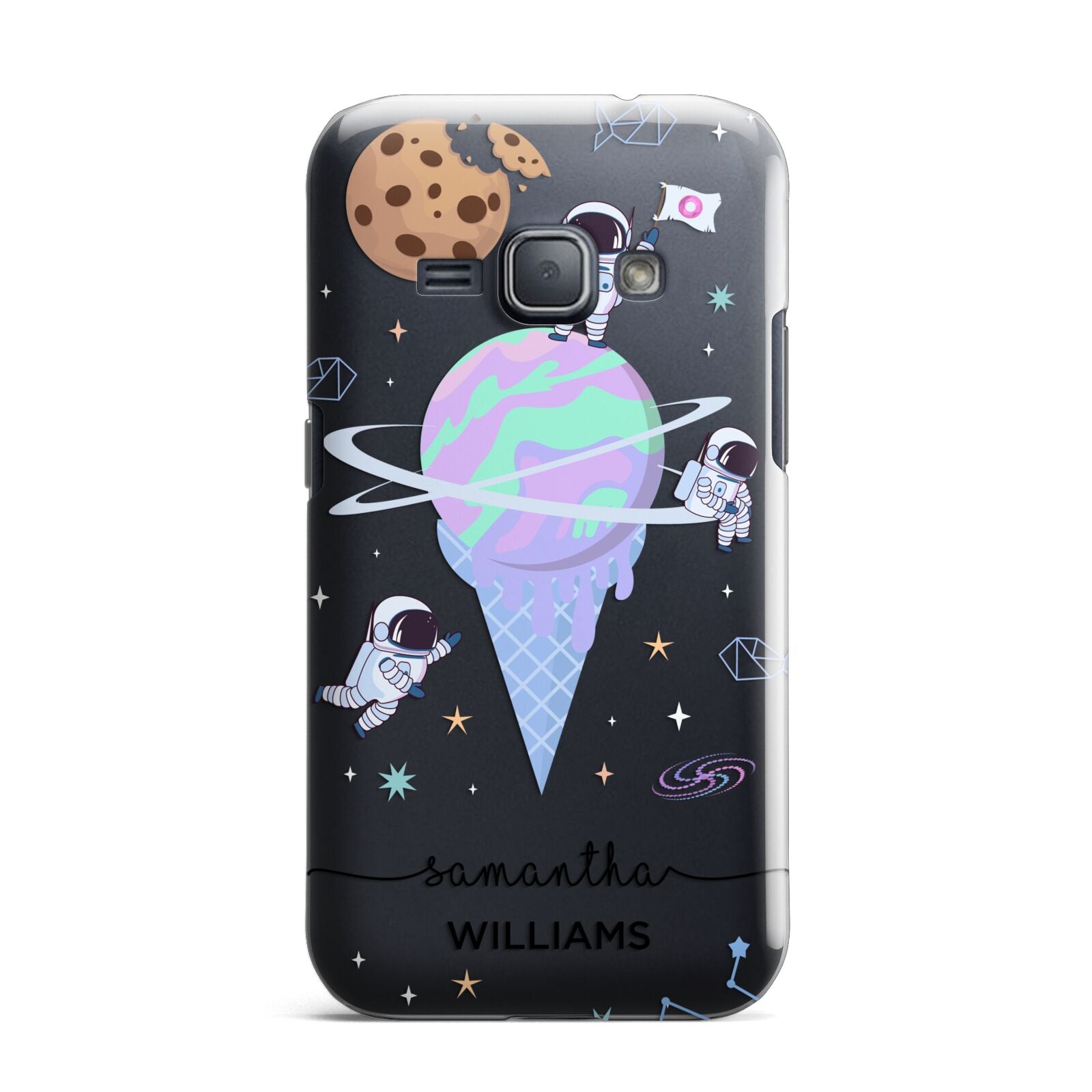 Ice Cream Planets with Name Samsung Galaxy J1 2016 Case