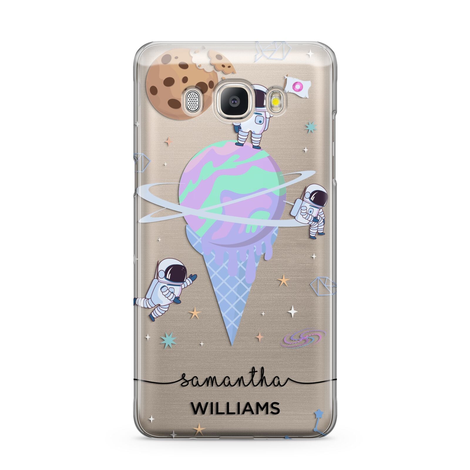 Ice Cream Planets with Name Samsung Galaxy J5 2016 Case