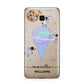 Ice Cream Planets with Name Samsung Galaxy J7 2016 Case on gold phone