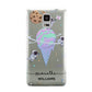 Ice Cream Planets with Name Samsung Galaxy Note 4 Case