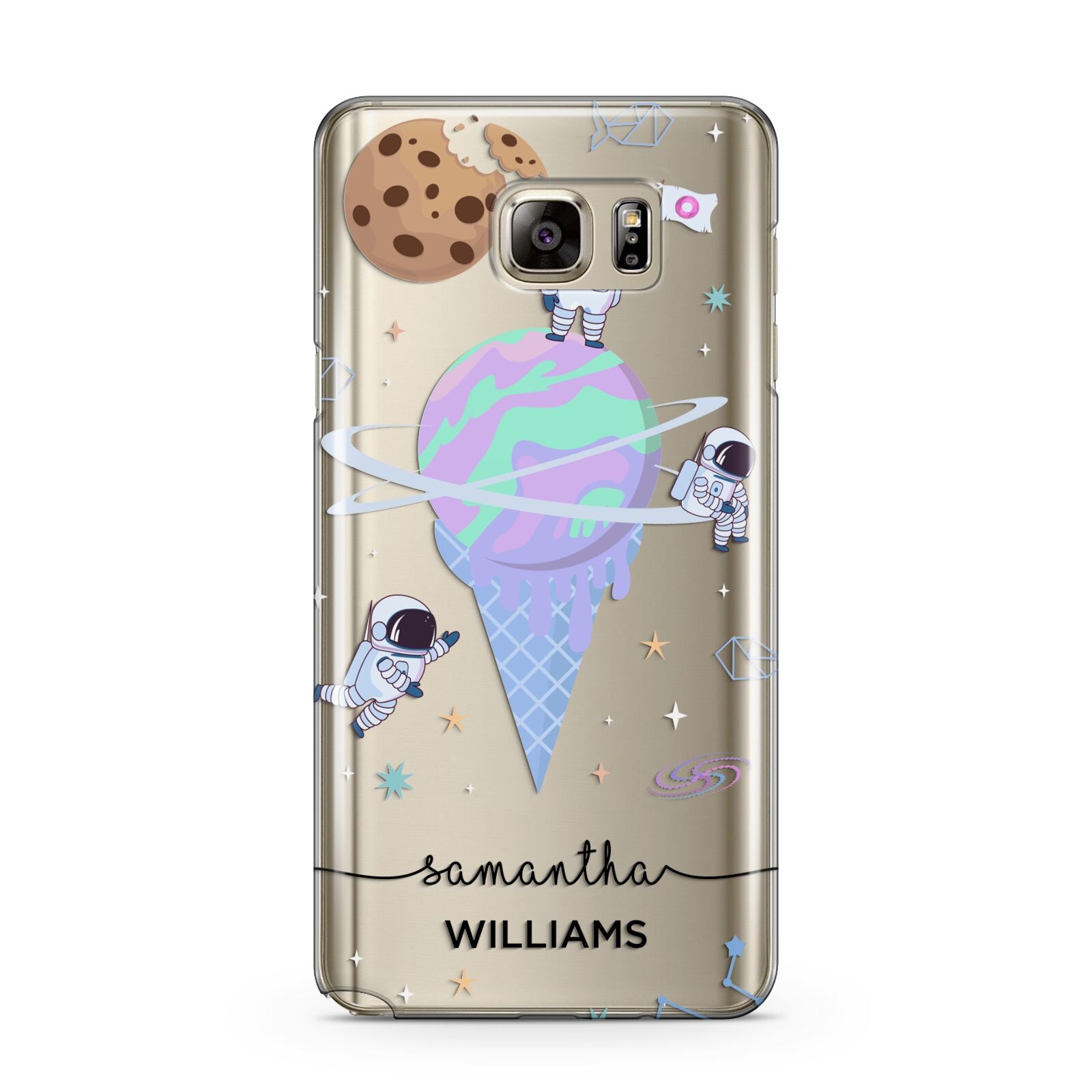 Ice Cream Planets with Name Samsung Galaxy Note 5 Case