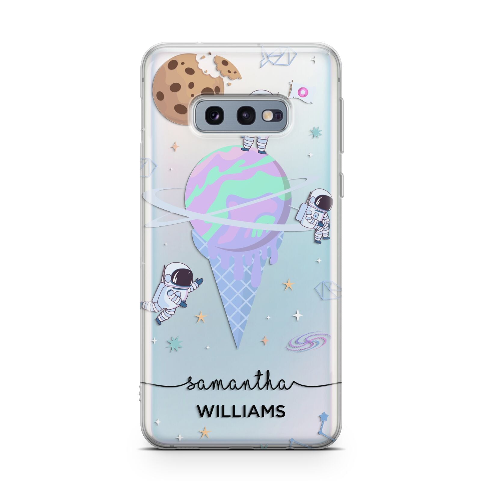 Ice Cream Planets with Name Samsung Galaxy S10E Case