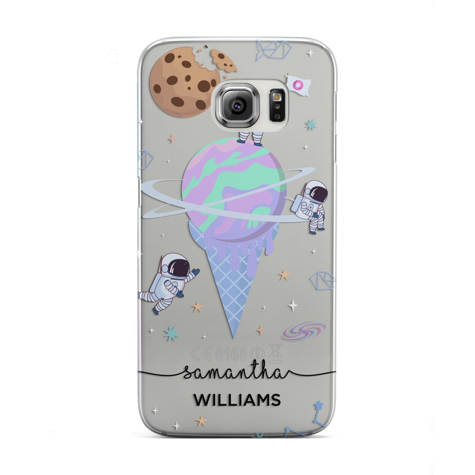 Ice Cream Planets with Name Samsung Galaxy S6 Edge Case