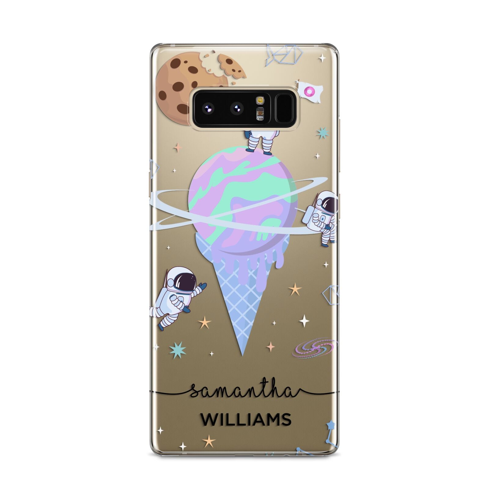 Ice Cream Planets with Name Samsung Galaxy S8 Case