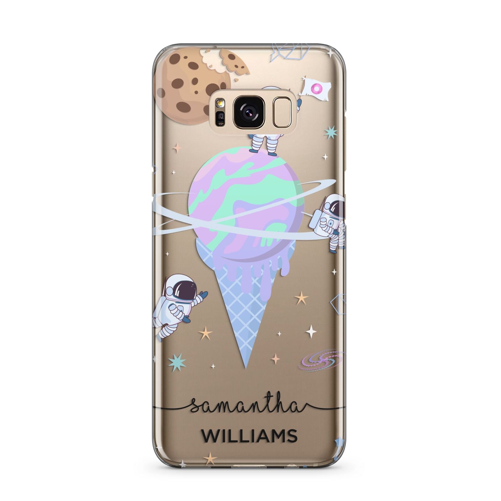 Ice Cream Planets with Name Samsung Galaxy S8 Plus Case