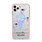 Ice Cream Planets with Name iPhone 11 Pro Max Impact Pink Edge Case