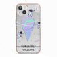 Ice Cream Planets with Name iPhone 13 TPU Impact Case with Pink Edges