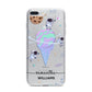 Ice Cream Planets with Name iPhone 7 Plus Bumper Case on Silver iPhone