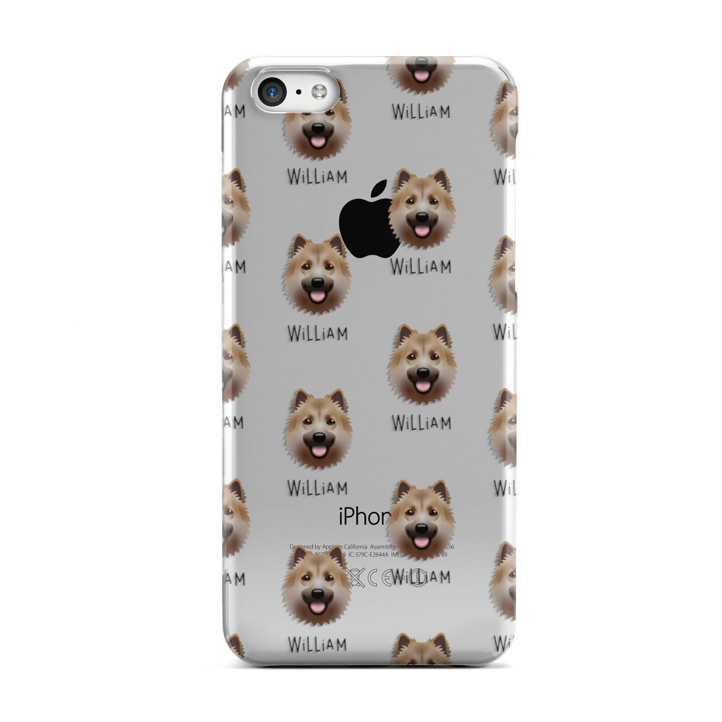 Icelandic Sheepdog Icon with Name Apple iPhone 5c Case