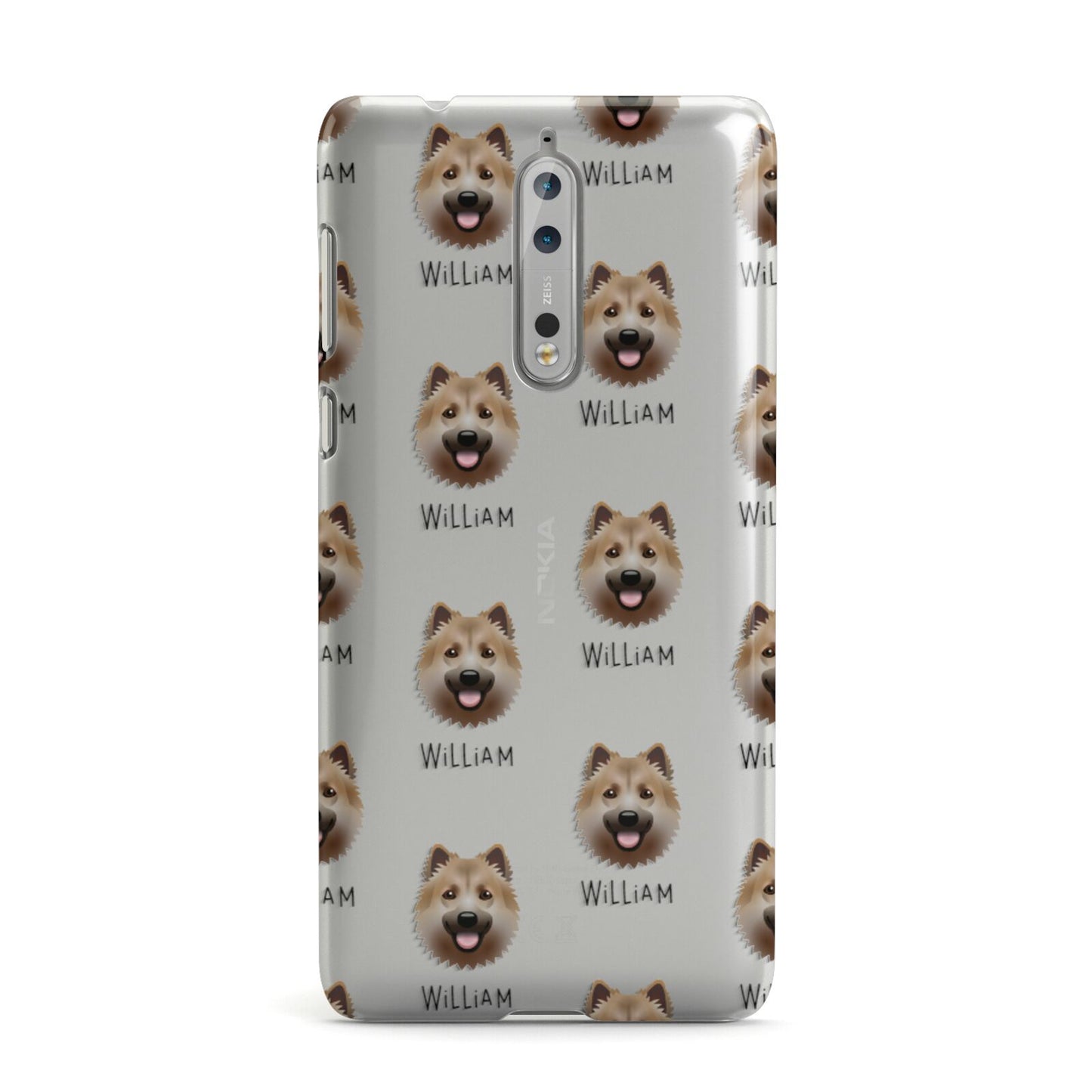 Icelandic Sheepdog Icon with Name Nokia Case