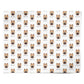 Icelandic Sheepdog Icon with Name Personalised Wrapping Paper Alternative