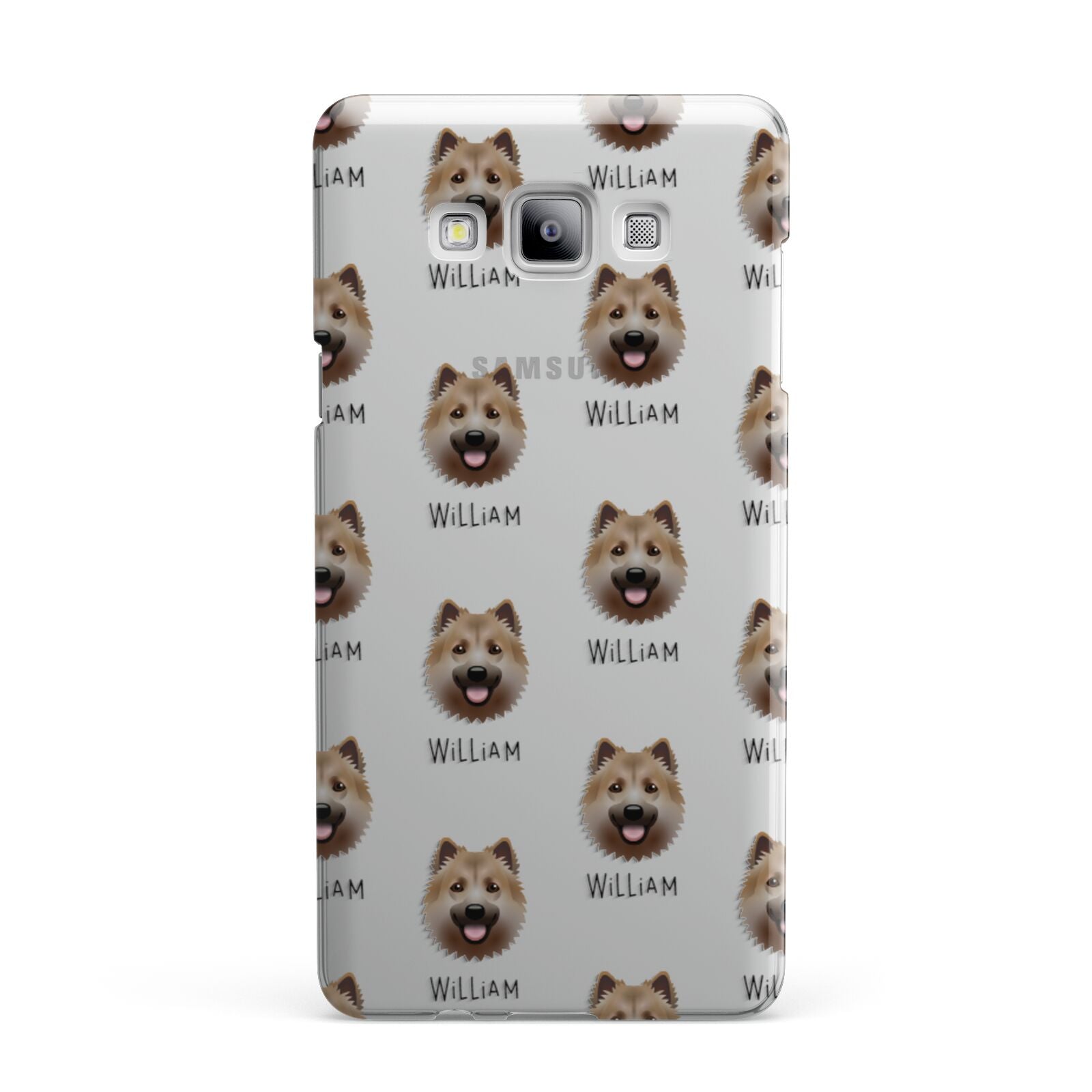 Icelandic Sheepdog Icon with Name Samsung Galaxy A7 2015 Case