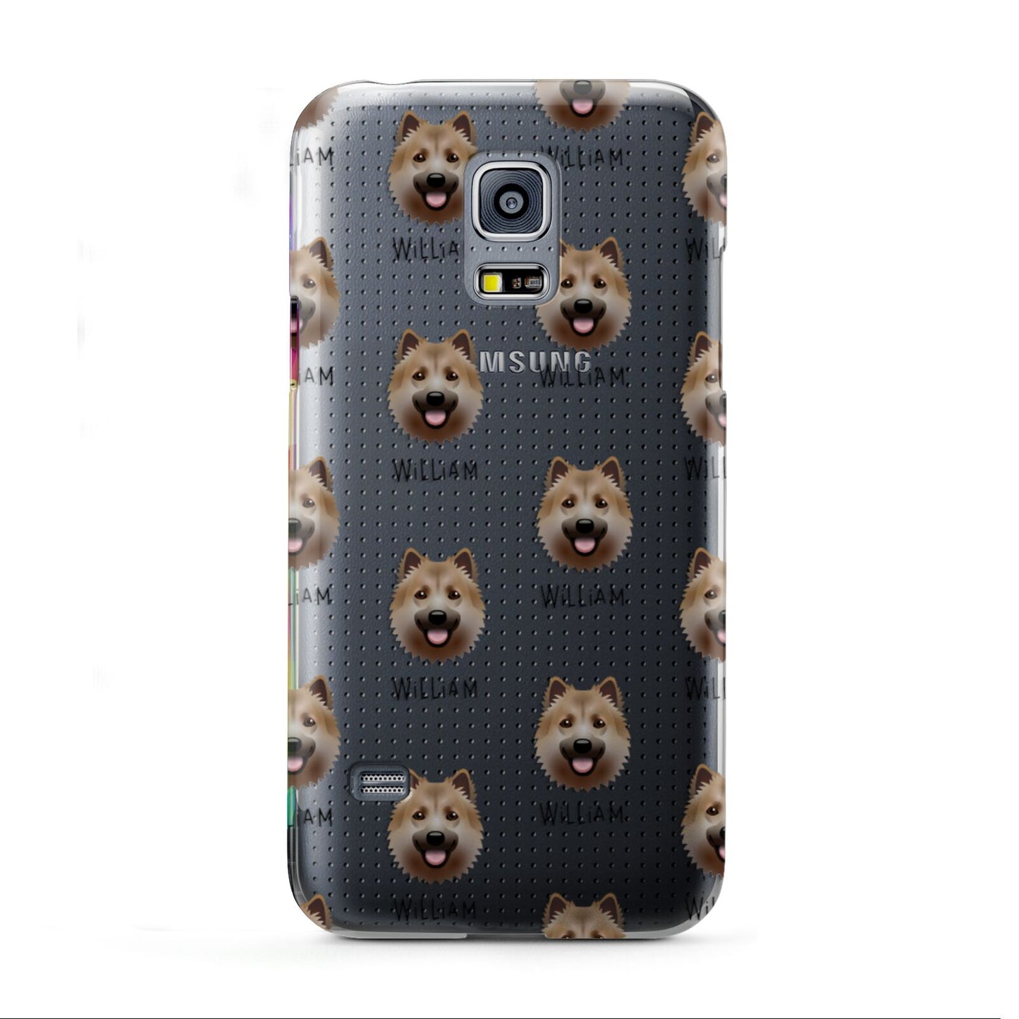 Icelandic Sheepdog Icon with Name Samsung Galaxy S5 Mini Case
