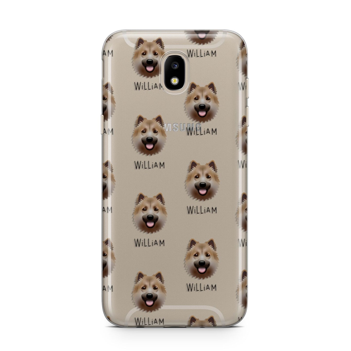 Icelandic Sheepdog Icon with Name Samsung J5 2017 Case