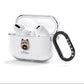 Icelandic Sheepdog Personalised AirPods Clear Case 3rd Gen Side Image